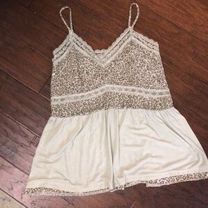 Leopard cami tank